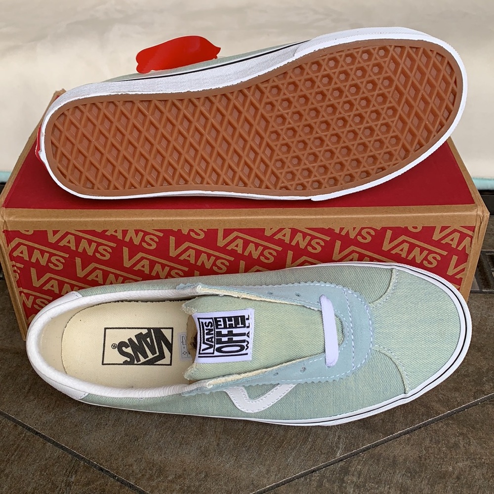 VANS SPORT DENIM Washed/True White WMNS - Picture 4 of 14